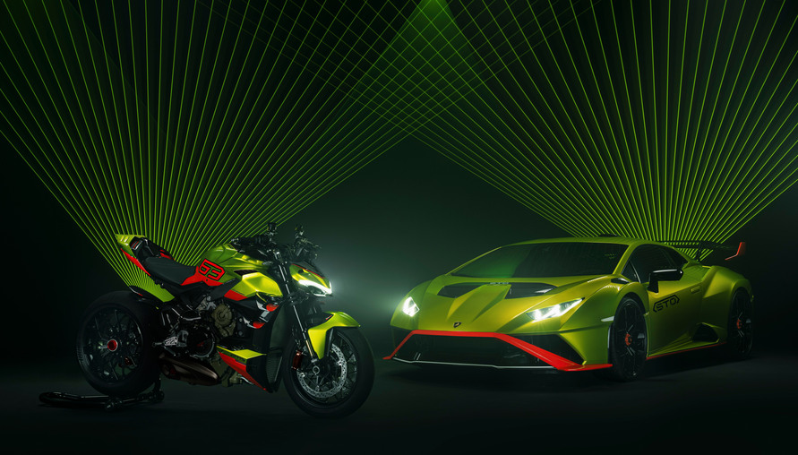 對不起這組合很難兩個都要，必須做選擇Ducati Streetfighter V4 Lamborghini限量登場！