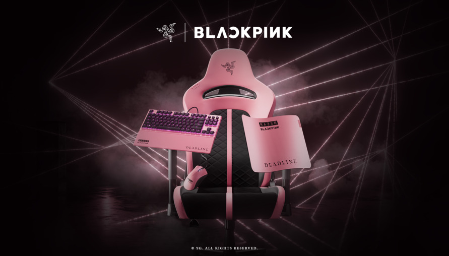 BP經濟發威!Razer聯名BLACKPINK推粉黑電競周邊 Q2全球開賣